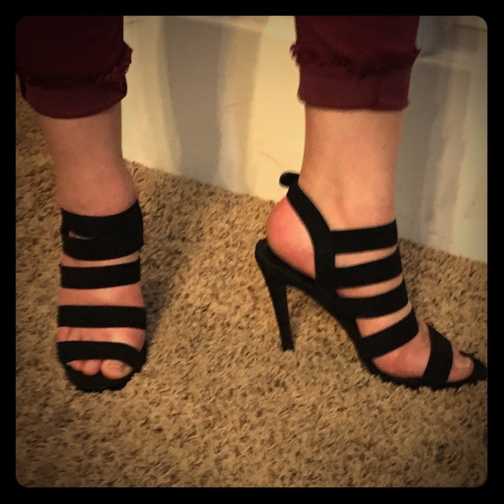Strappy boutique heels